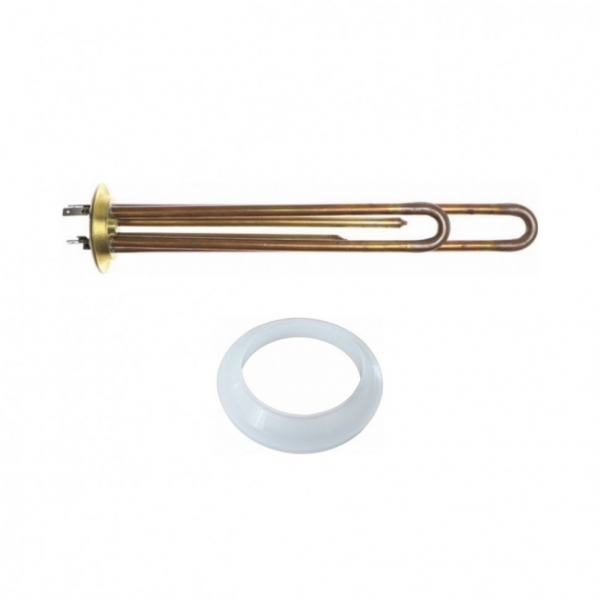 Комплект ТЭН 2 кВт (2000 Вт) RF для водонагревателя Thermex (Термекс) RZL, IS, IR, Garanterm, Electrolux EWH, 30, 50, 80, 100 литров, PREMIUM + прокладка, 50052K1