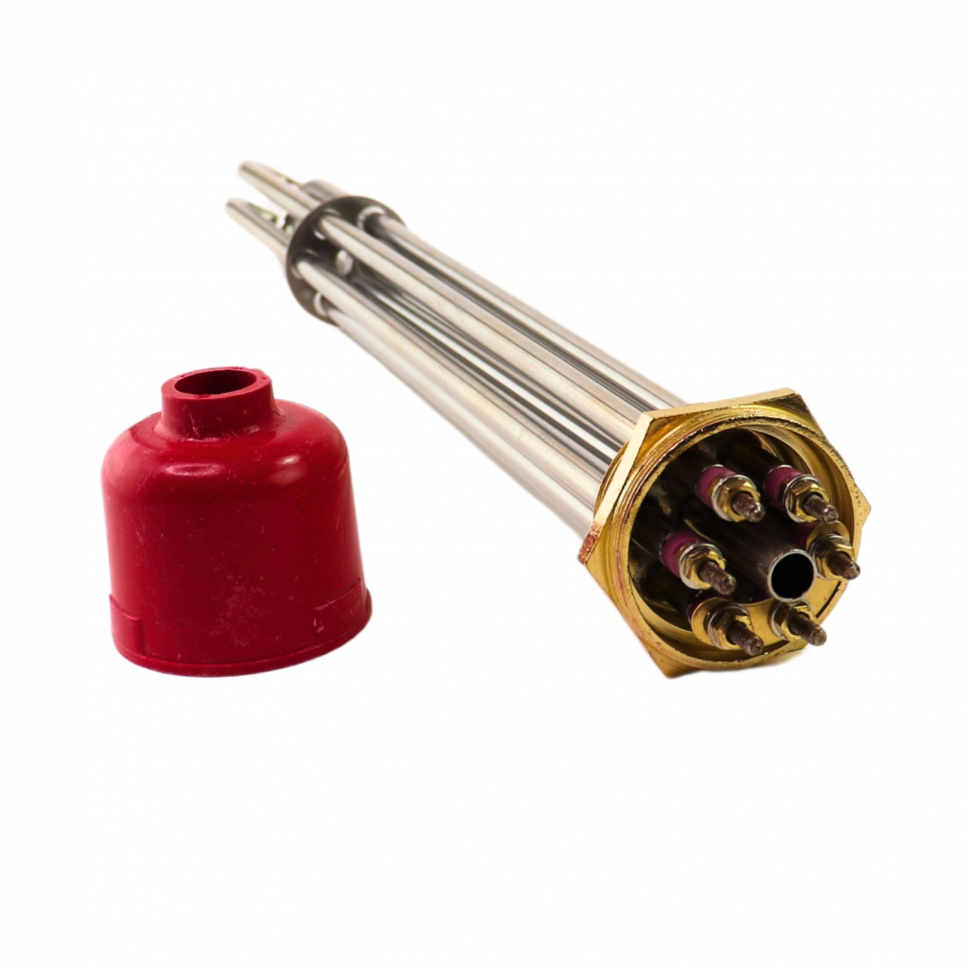БЛОК-ТЭН RDT, 12000Вт(4000x3), ИТАТЭН, нерж, G1 1/2", L390мм, 220/380В, 69512 БЛОК-ТЭН RDT, 12000Вт(4000x3), ИТАТЭН, нерж, G1 1/2", L390мм, 220/380В, 69512