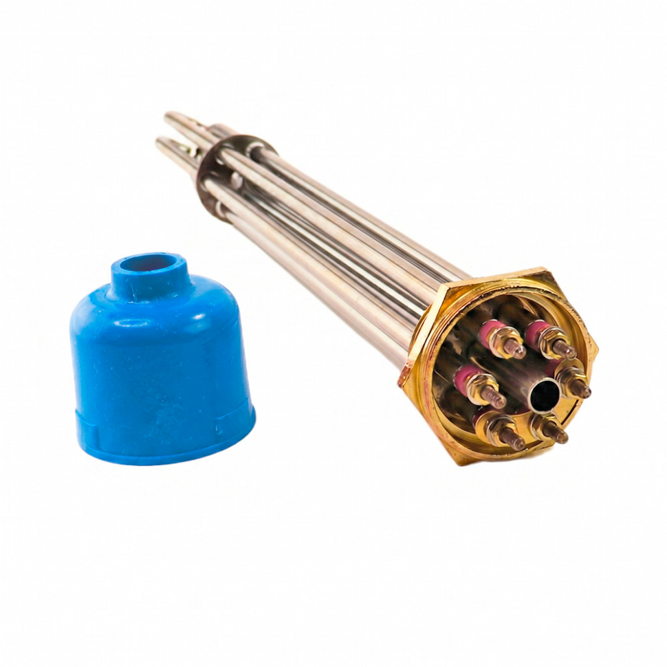БЛОК-ТЭН RDT, 12000Вт(4000x3), ИТАТЭН, нерж, G1 1/2", L390мм, 220/380В, 69512 БЛОК-ТЭН RDT, 12000Вт(4000x3), ИТАТЭН, нерж, G1 1/2", L390мм, 220/380В, 69512