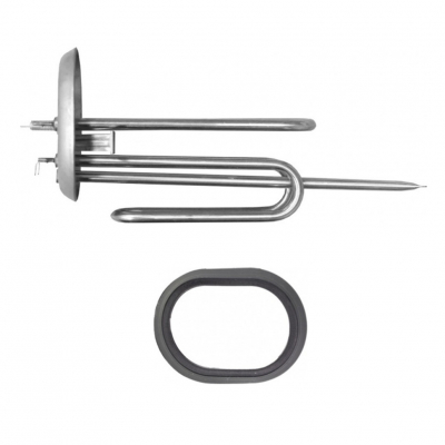 Комплект ТЭН 2,5кВт (2500Вт) для водонагревателя Ariston ABS PRO, ABS PLT под анод М5 + прокладка, 150909K1