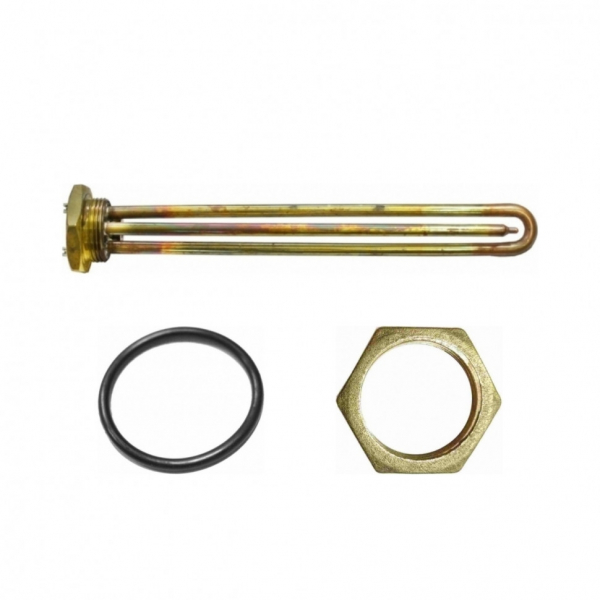 Комплект ТЭН 2кВт (2000Вт) RDT, резьбовой 42мм для Ariston, De Luxe, Real, Thermex, под анод М6 + прокладка + контргайка, R182244K