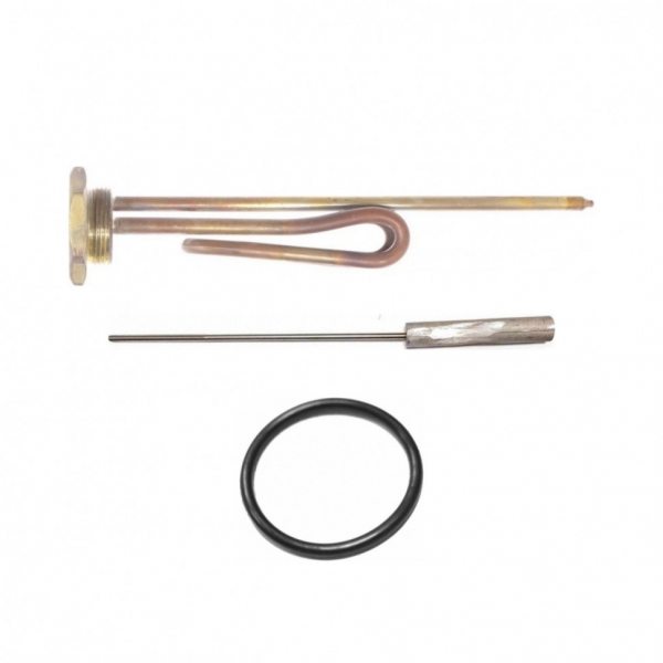 Комплект ТЭН 2,5кВт (2500Вт) RCT, резьбовой 42мм для Ariston, De Luxe, Real, Thermex + прокладка + анод, R182259K