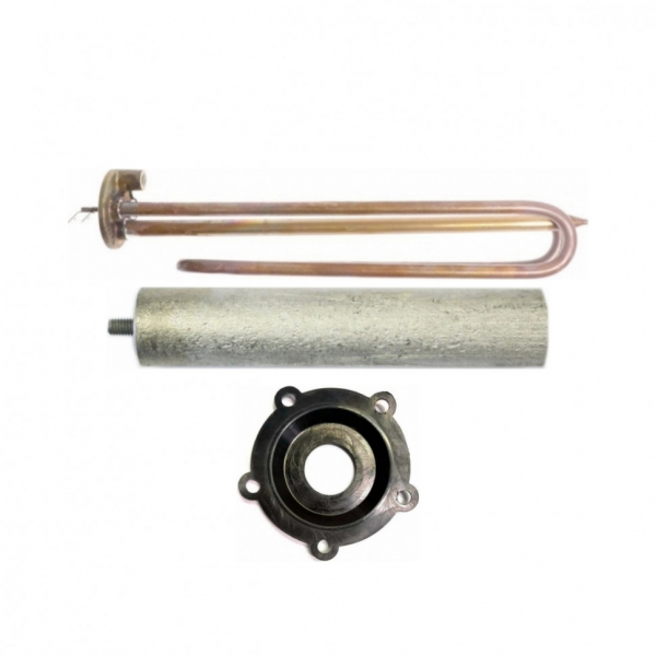 Комплект ТЭН 1,5кВт (1500Вт) RCF для водонагревателя Thermex трубка под термостат D10 + прокладка + анод, 3402152K